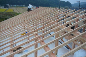 棟上げ無事終了