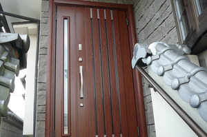 遊び心に玄関リフォーム