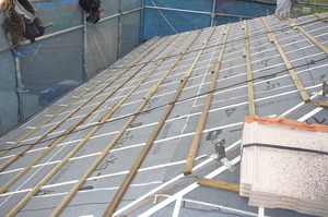 撤去も終わり、下地処理