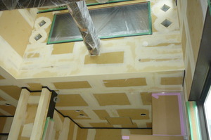 神辺町でクロス貼り