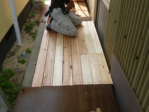 ついでにデッキ