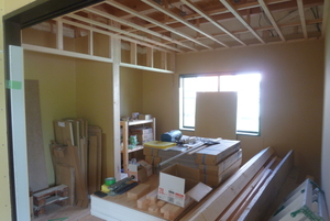 新築現場進行状況