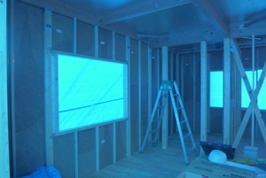 スーパーウォールパネル工事完了