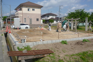 家作りの始まりは地盤改良工事