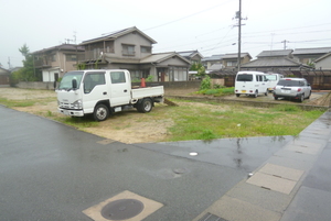 新しいプロジェクトに向けて地盤調査