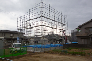 いよいよ明日は上棟・福山市、ゼロエネ住宅、耐震保証付きで安心、安全