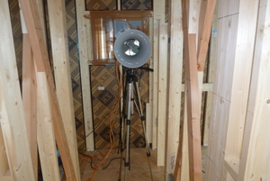 省エネ性能　隙間相当面積C値・福山市手城町、気密測定