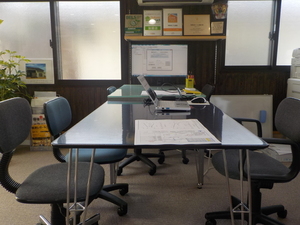 最近大活躍の打合せルーム・尾道市美ノ郷町、土地も決まりプラン提案