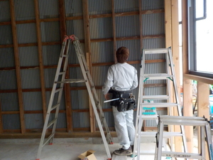 ある日の一コマ・尾道市・勉強がてら新しく倉庫を内装。