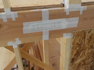 気密測定に向けて