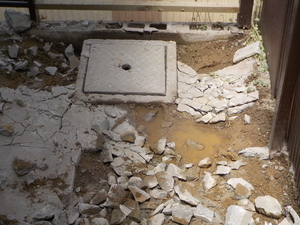 古い配管を新しく。福山市津之郷町　これでメンテナス楽々