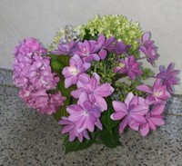 お花に囲まれて！！